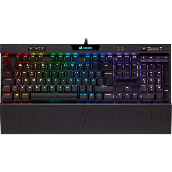 Corsair K70 RGB MK.2 Low Profile RAPIDFIRE Gaming Keyboard, Qwertz keyboard [CH-9109018-DE] (на изплащане), (безплатна доставка) 